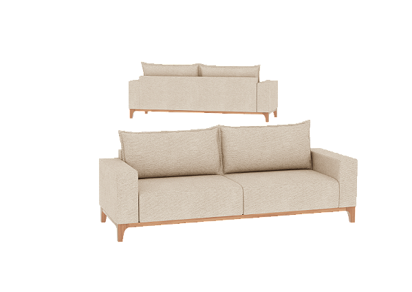 Sofá 3 Lugares Oregon 2,00 Mts